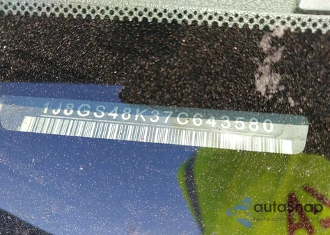 2007 Jeep Grand Cherokee Laredo from USA, damaged, VIN 1J8GS48K37C643580